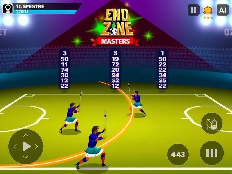 Indian End Zone Masters Gameplay Screenshot